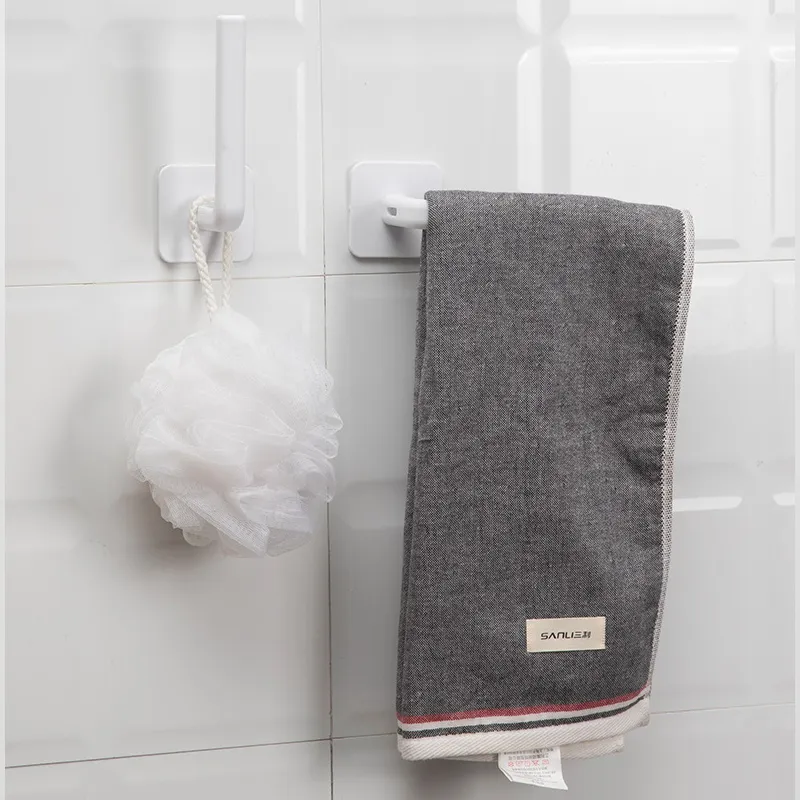 Self-Adhesive Wall Door Storage Hook Hanger Kitchen Under Cabinet Towel Holder Pot Lid Shelf Batroom Tissue Roll Paper Rack Home