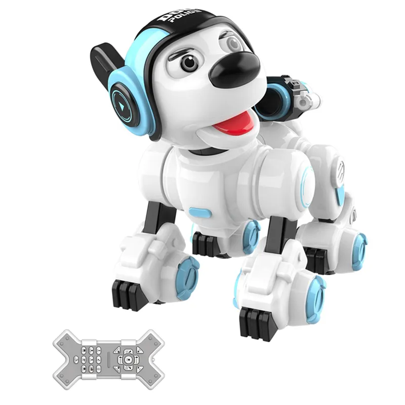 Robot inteligente RC perro Animal juguetes emisión sensible al tacto bala inteligente RC Robot Perro juguetes educativos para niños