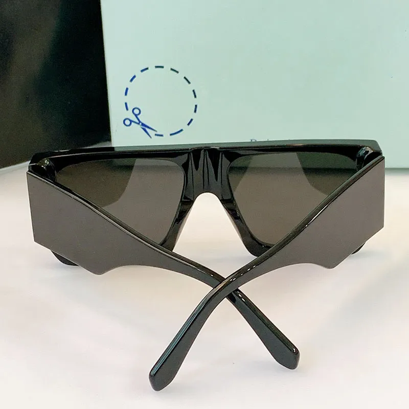 Męskie okulary przeciwsłoneczne OW40018U Przezroczysta kwadratowa rama moda WSZYSTKIE STYLE STURALNE STUALNE STUALNIKA SIEBIE GRY GRY BIAŁY KLASI260S