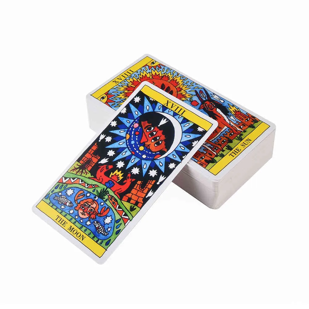 Tarot Del Fuego-Karten für Deck Oracles Elektronisches Reiseführer-Spielspielzeug von Ricardo Cavolo