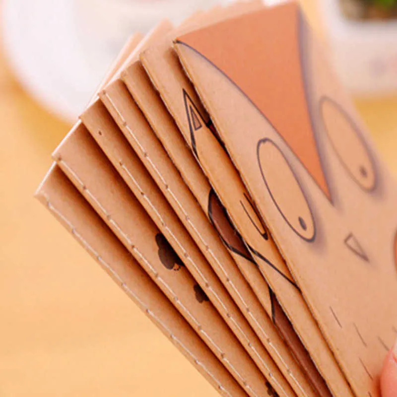 Cute Mini Vintage Small Notebook Paper Office School Supplies Gift Free 210611