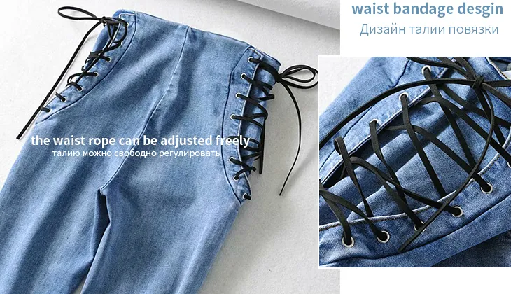 Women High Waist Jeans Woman Sexy Black Blue Elastic Skinny Pencil Pants Female Plus Size Zipper Wash Denim Trousers Girl