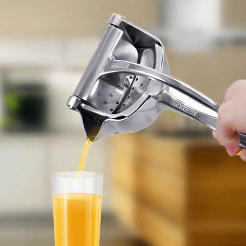 Suco de alumínio de liga de alumínio juicer suco de pomanato limão Squeezer pressão açúcar para acessórios de cozinha Ferramentas de fruta 210628