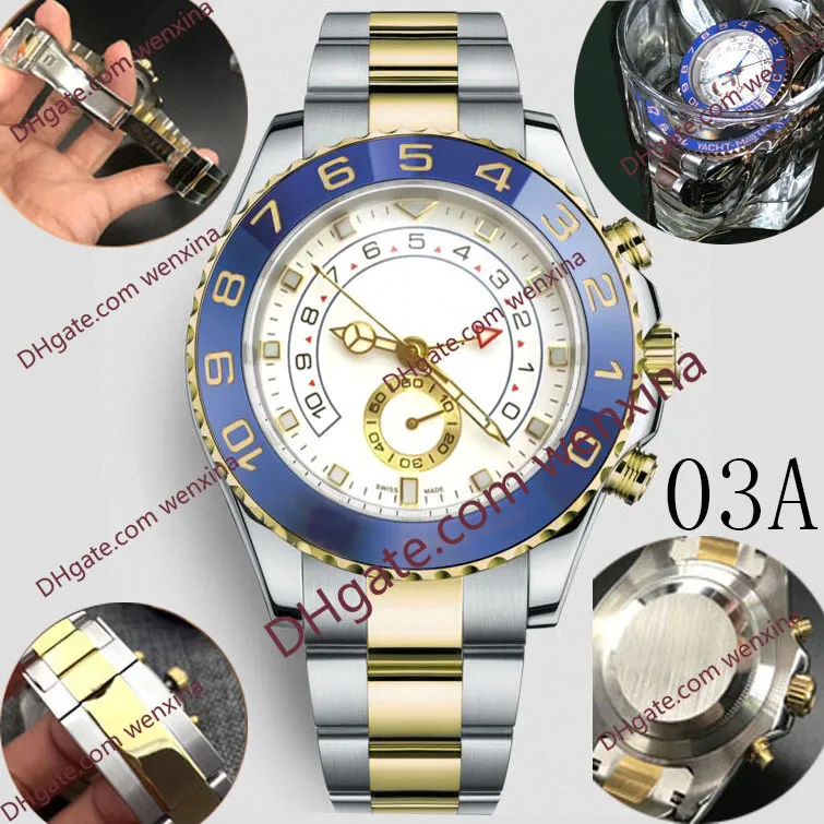 16 Orologio di alta qualità a colori 44mm Cerchio in ceramica Meccanico automatico 2813 Orologi da polso in acciaio inossidabile montre de luxe Orologi da uomo impermeabili