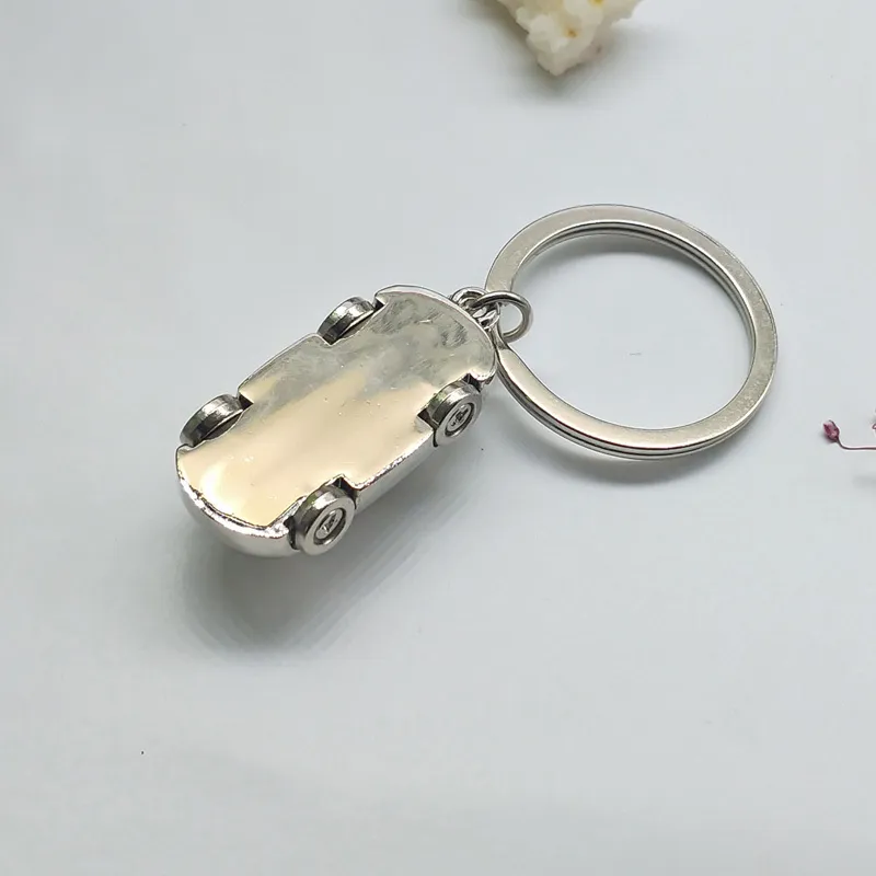 Design cool lyx metall kedja bil kedja nyckel ring färg hängsmycke för man kvinnor gåva hel # 17054