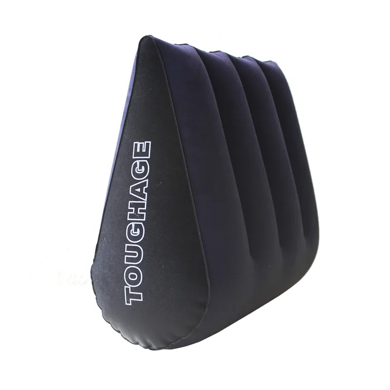 Uppblåsbar sexkudde möbler Body Support Pads Triangel Love Position Använd Air Blow Cushion Par Bäddkuddar333C