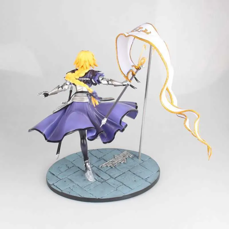 Fate/Grand Order Apocrypha Jeanne Seven Generations Flag 23CM d'Arc Alter Anime Figuras de ação em PVC Brinquedo modelo colecionável