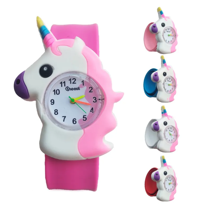 Todo 10 piezas Unicornio Pony Bebé Juguetes Regalo Niños Reloj niños es Niño Niño Niña 1-9 años Niño Reloj