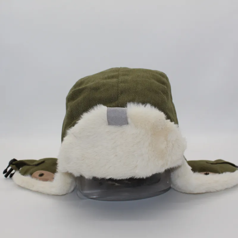 Mannen Trapper Hoeden Winter Outdoor Sport Warm Cap Hoge Kwaliteit Effen Kleur Print Patroon Vrouwen Hat287s