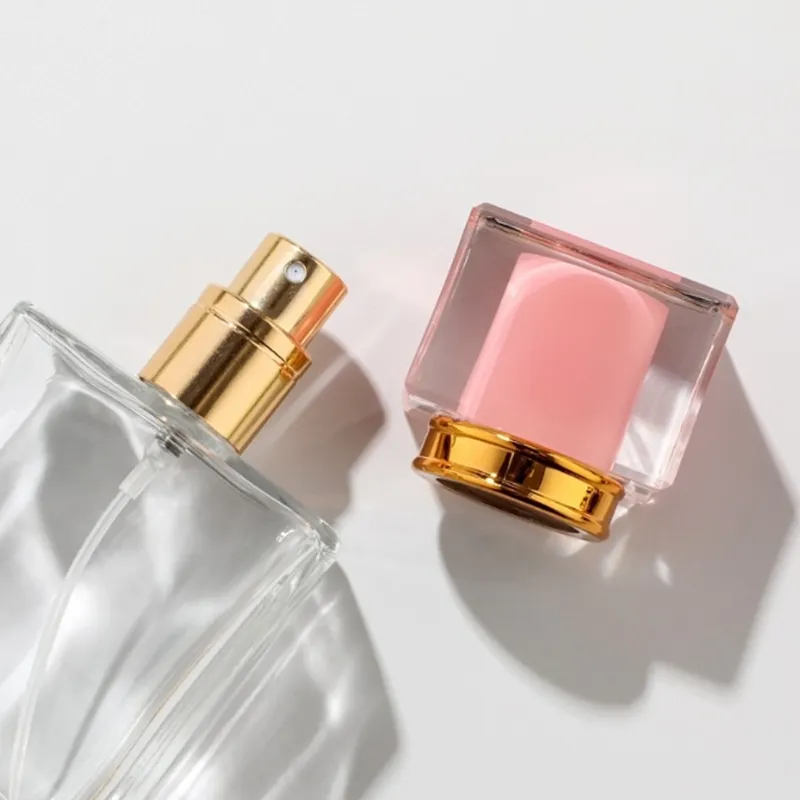 50ml frascos de pulverizador de perfume de vidro 30 ml recipientes cosméticos vazios com atomizador para frascos de perfume recarregáveis ​​viajante