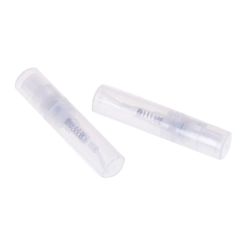 Mini transparent 2 ml spray plastflaska spray parfym tom provflaska lämplig för reseparti 228a9126630