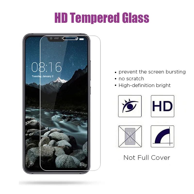 Displayschutzfolie für Xiaomi Mi 11 10T 9T 8 Ultra Lite Pro 5G gehärtetes Glas für 11i Note 10 6 5S 5C SE