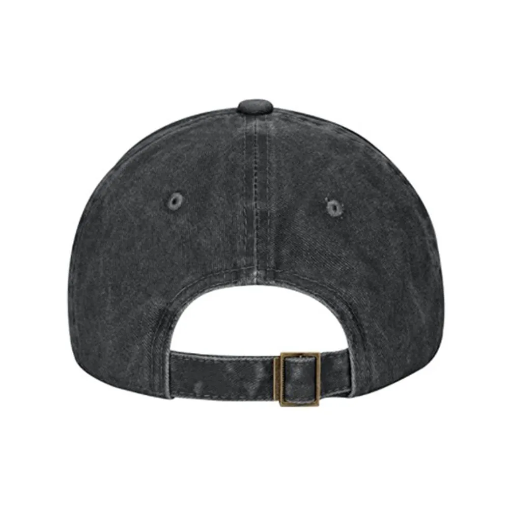 Vamos lá, Brandon FJB Papai Hat Hat Baseball Cap for Men Funnim Washed Jenim Chapéus ajustáveis Moda Casual Hat6751313