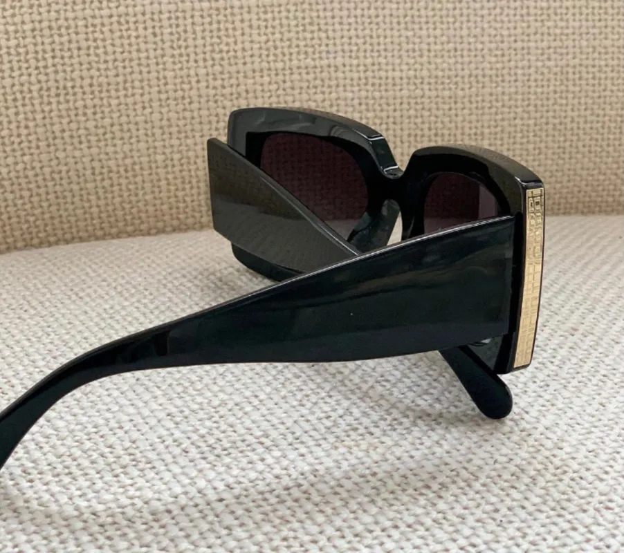 النظارات الشمسية المربعة السوداء 5435 اكتشف نظارات Occhiali da الوحيدة للنساء الأزياء نظارات شمس الأشعة فوق البنفسجية مع box2075