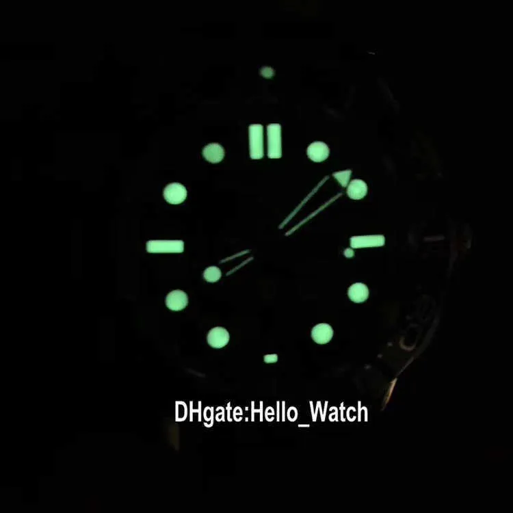 Relojes de diseño Diver 300M Reloj automático para hombre con textura negra Dial 210 22 42 20 01 001 Tono Caja de oro de 18 quilates Correa de caucho Sport disc2548