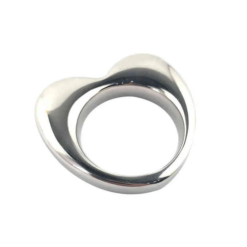 NXY Cockrings El más nuevo anillo de pene de acero inoxidable para hombres Erección de pene pesado Productos íntimos para la eyaculación precoz Hombre Penisring 0214