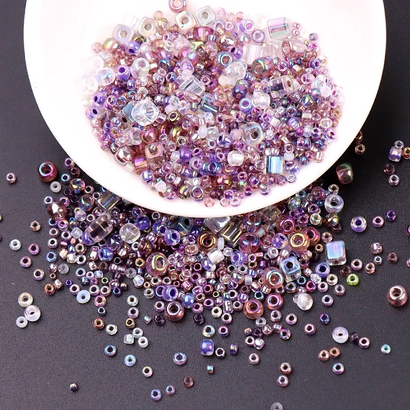 10G gemengde glazen zaad kralen ab briljant Tsjechische bedel Crystal spacer glazen kraal voor sieraden maken ringen DIY handgemaakte accessoires