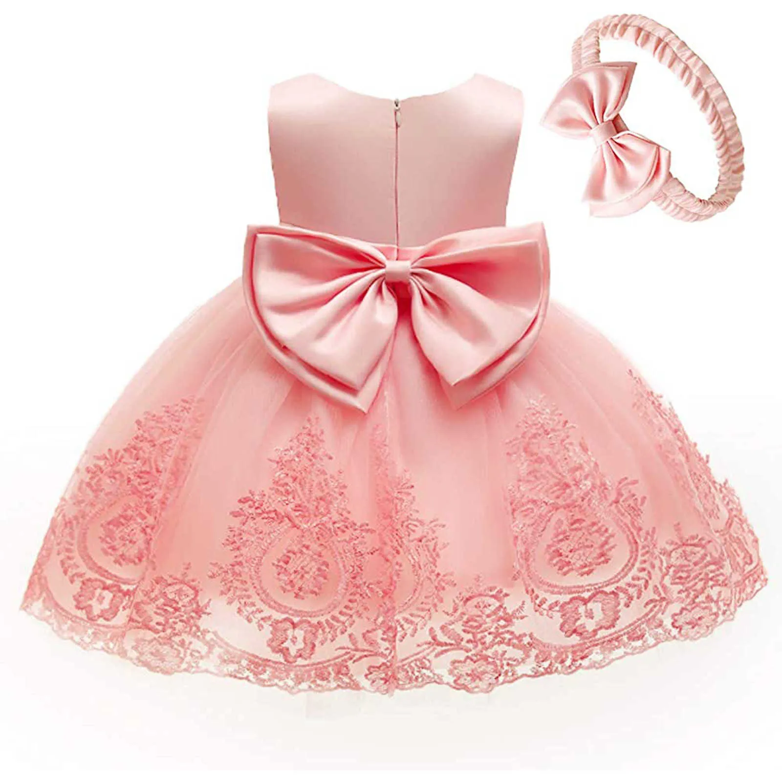 Bébé filles robe nouveau-né vêtements princesse pour la première 1ère année anniversaire noël Costume infantile fête Q0716