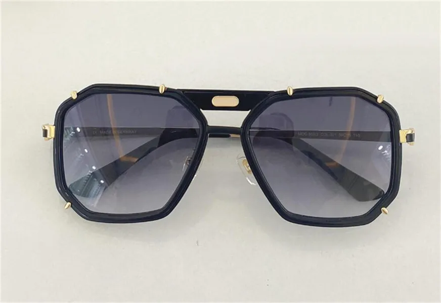Nova moda masculina óculos de sol 659 quadro piloto estilo alemão design simples e popular proteção uv400 óculos qualidade superior203j