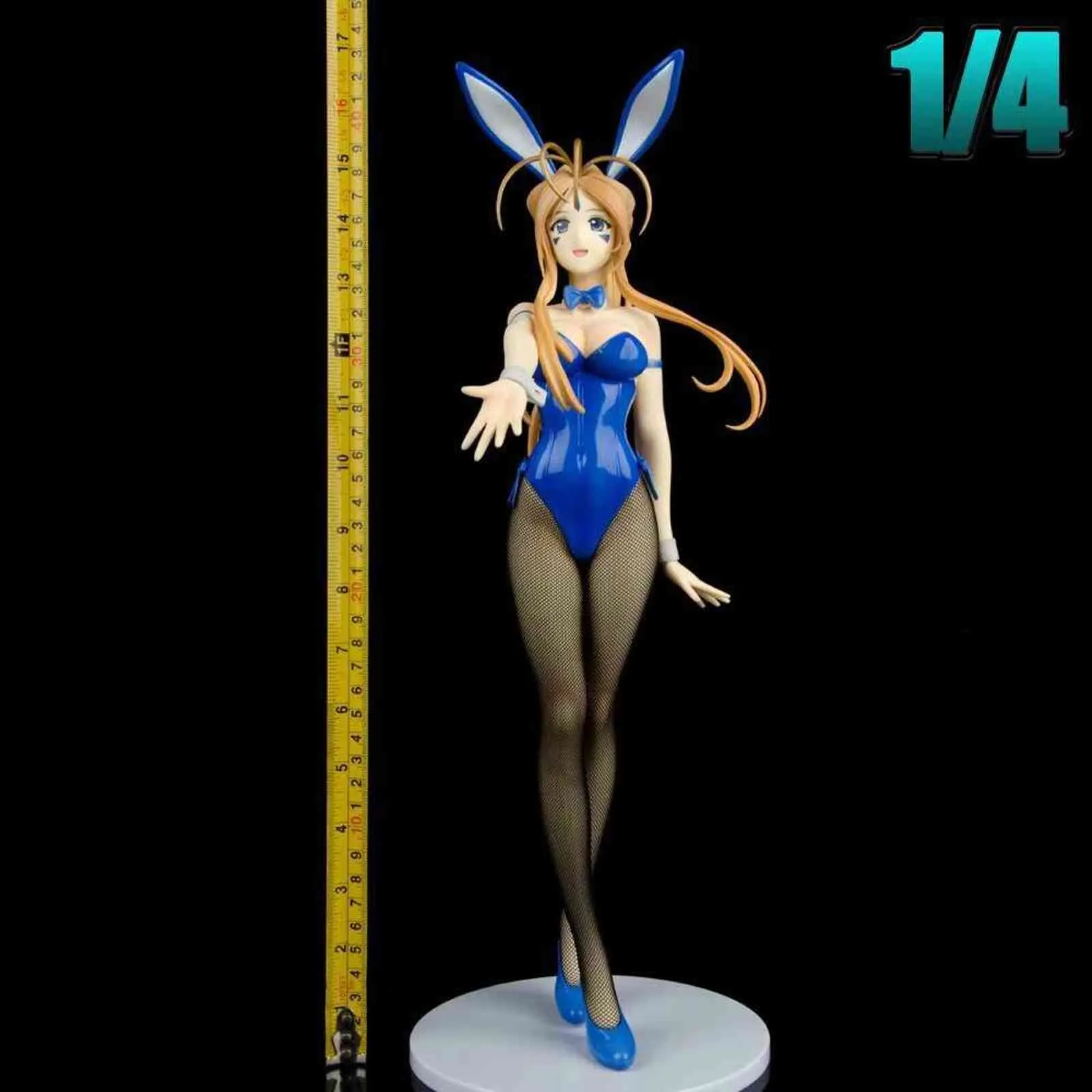 42 cm 14 skala bstyle anime OH My Bogini Belldandy Bunny Girl Pvc Figure Figurka Zabawka dla dorosłych Kolekcja Model lalek H14610317