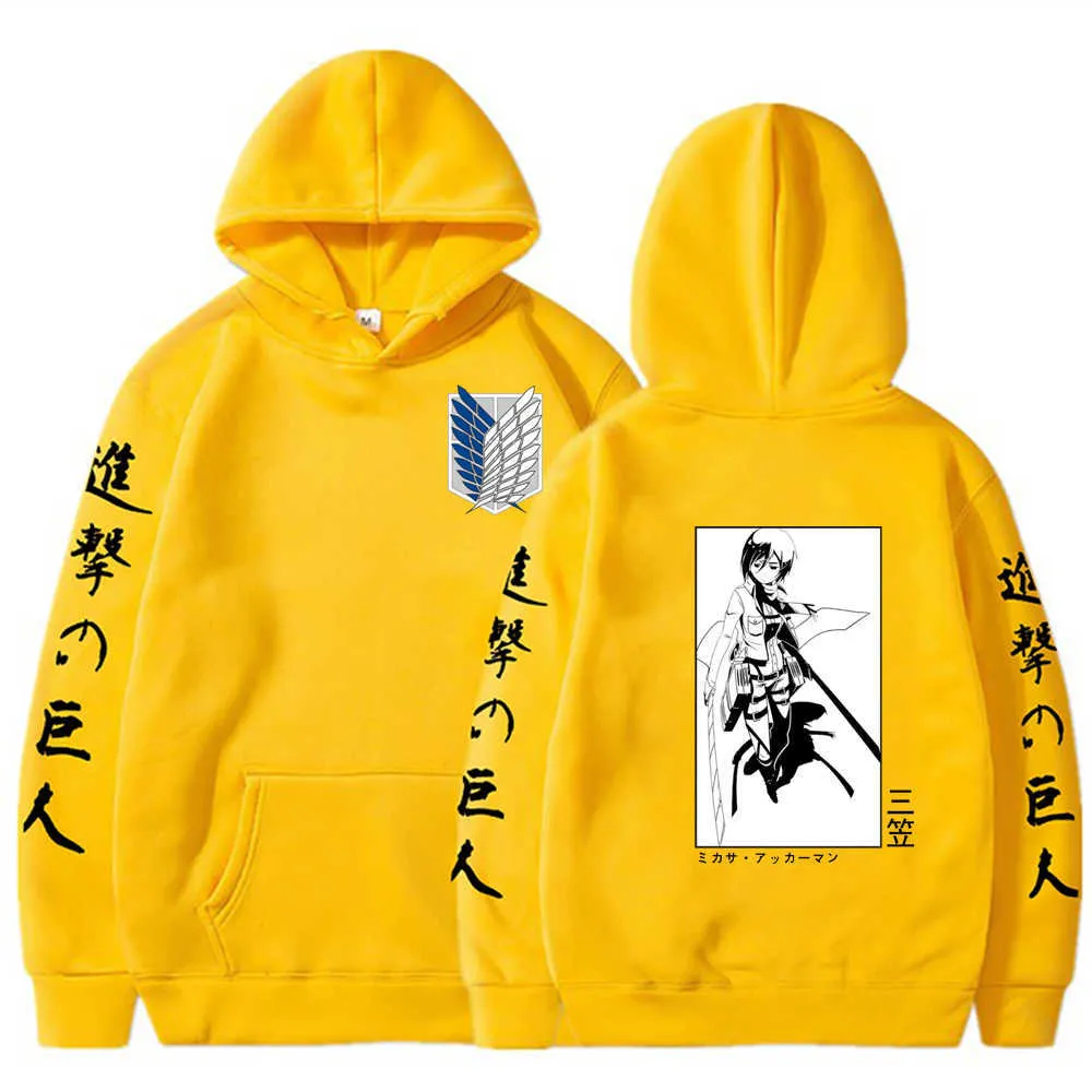 Attack on 2025 titan mikasa hoodie
