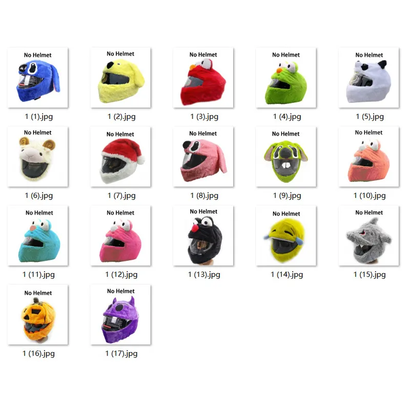 17 sortes Big Shark Moto casque couverture accessoires casques intégraux Casco Moto Cascos Para Capacete
