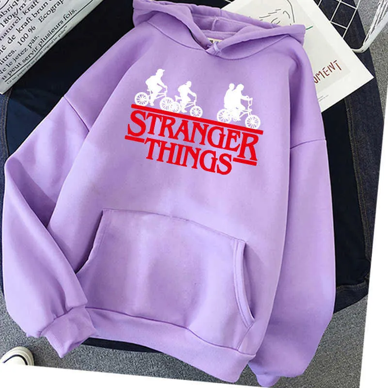 Unisex Stranger Things Season 3 Hoodie Eleven Oversized Graphic Sweatshirt Men Funny Hoodies Harajuku Clothes Hood Female/male H0909