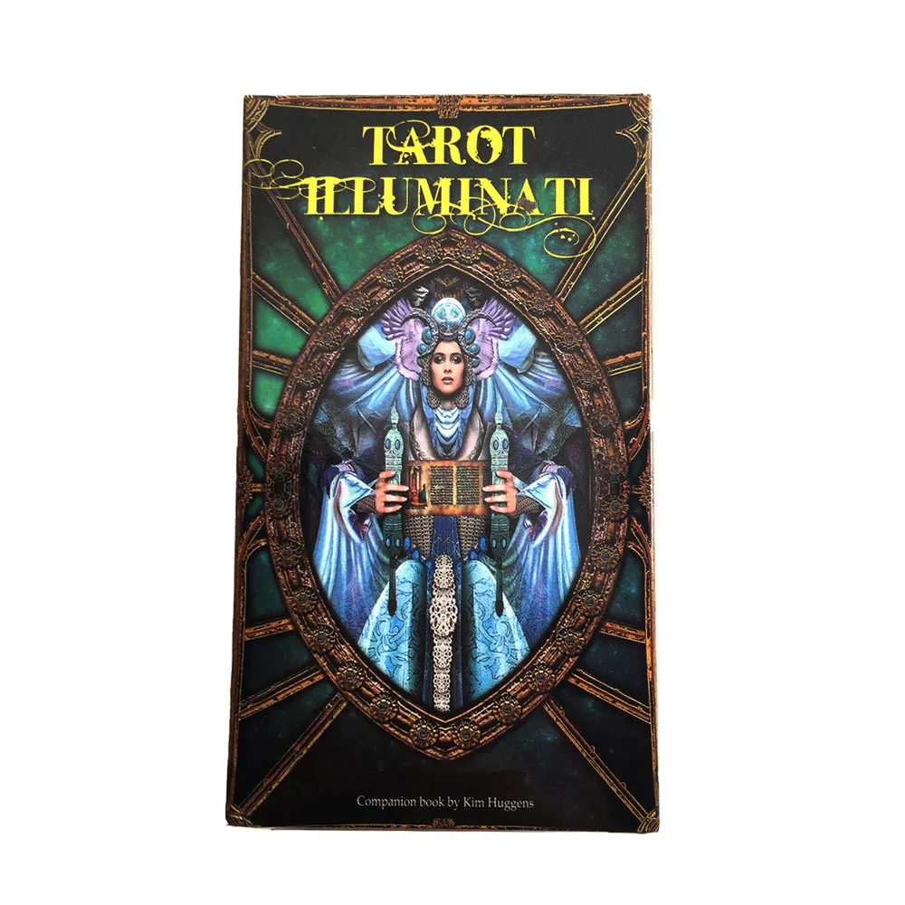 Tarot-Illuminati-Deck, vollständiges englisches Handbuch, Familienparty-Brettspiel, Orakel-Kartenspiele, Einzelspieler