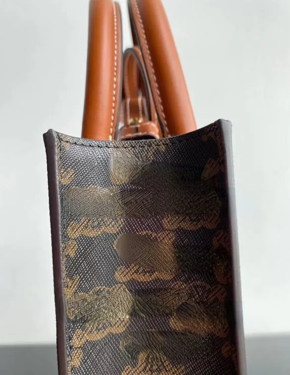 The Latest Model Tote Bag Women's Fashion Simple Color Matching Letter Handbag Shoulder Diagonal Bag
