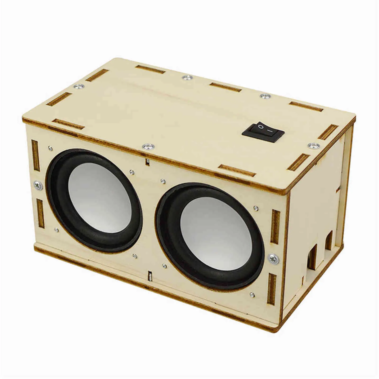 Elektronische geluidsversterker DIY Bluetooth Speaker Box Kit ABS Batterij aangedreven Kinderen Volwassenen Handgemaakt Draagbaar Niet giftig Veilig H11112809922