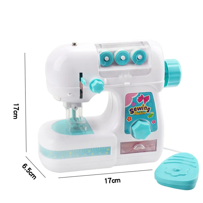 Mini Meubles Jouet Enfants Simulation Machine À Coudre Rôle Jouer Faire Semblant Jouet Jouets Éducatifs Pour Fille Enfants DIY À La Main Jouet Cadeau 210312