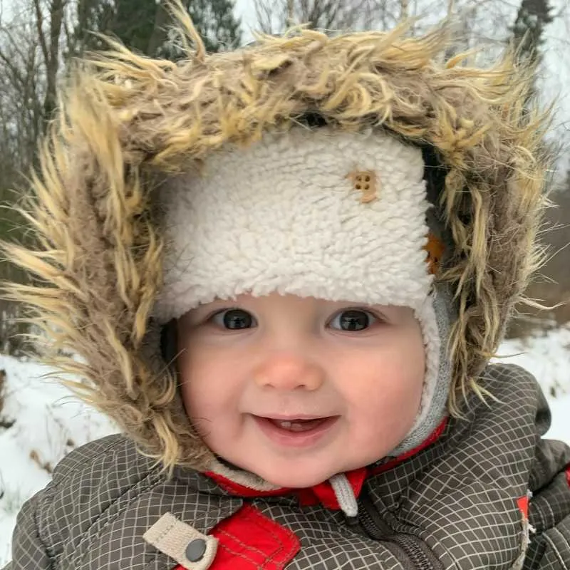 Cappello invernale bambini in jacquard lavorato a maglia in cotone con protezione le orecchie bambini Ragazzi e ragazze Berretti bambini spessi con motivi animali 211023