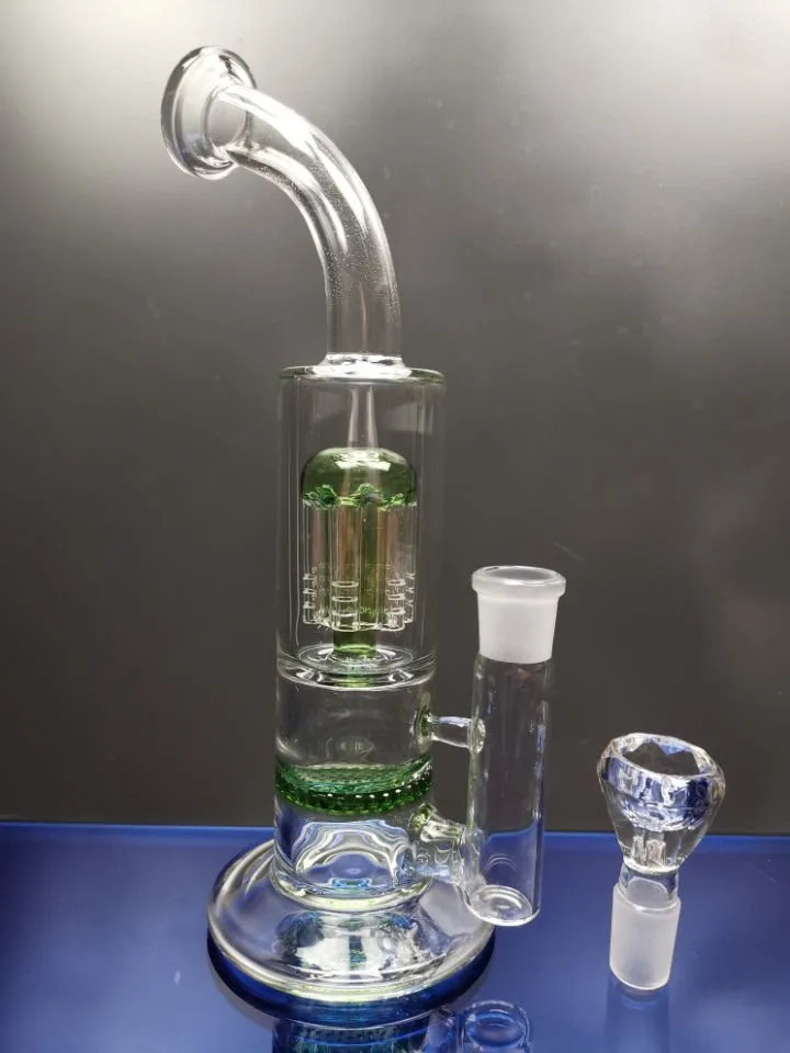 cachimbos de vidro bong com braço e Honeycomb percolate oil rig cachimbos para fumar conjunto 18,8mm feminino sestshop