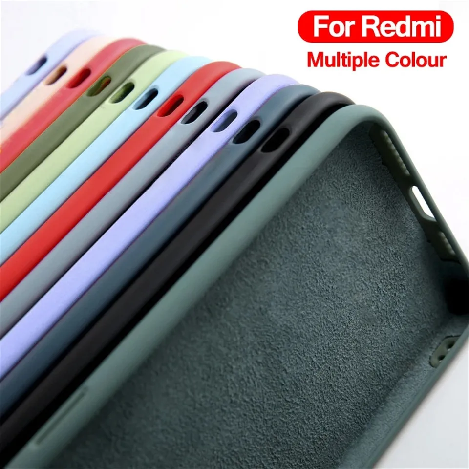 Custodie cellulari con anello in silicone liquido Xiaomi Redmi Note 10 Pro Note 10 S Note 10 S