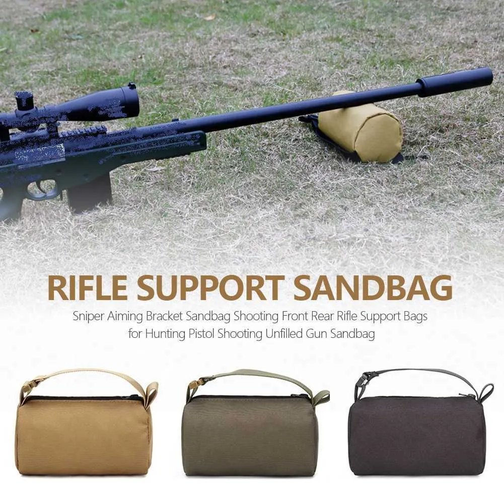 Hunting Molle Bag Sniper Shooting Bag Front Rear Bag Target Stand Rifle Support Sandbag Bench Ongevuld jachtgeweer