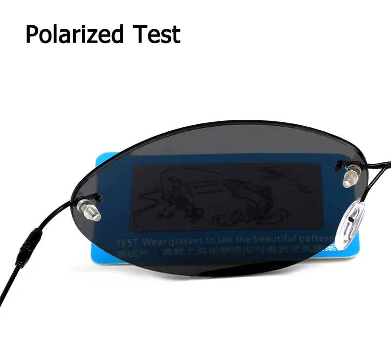 2021 Moda estilo legal polarizado óculos de sol ultraleve homens sem aro condução design de marca