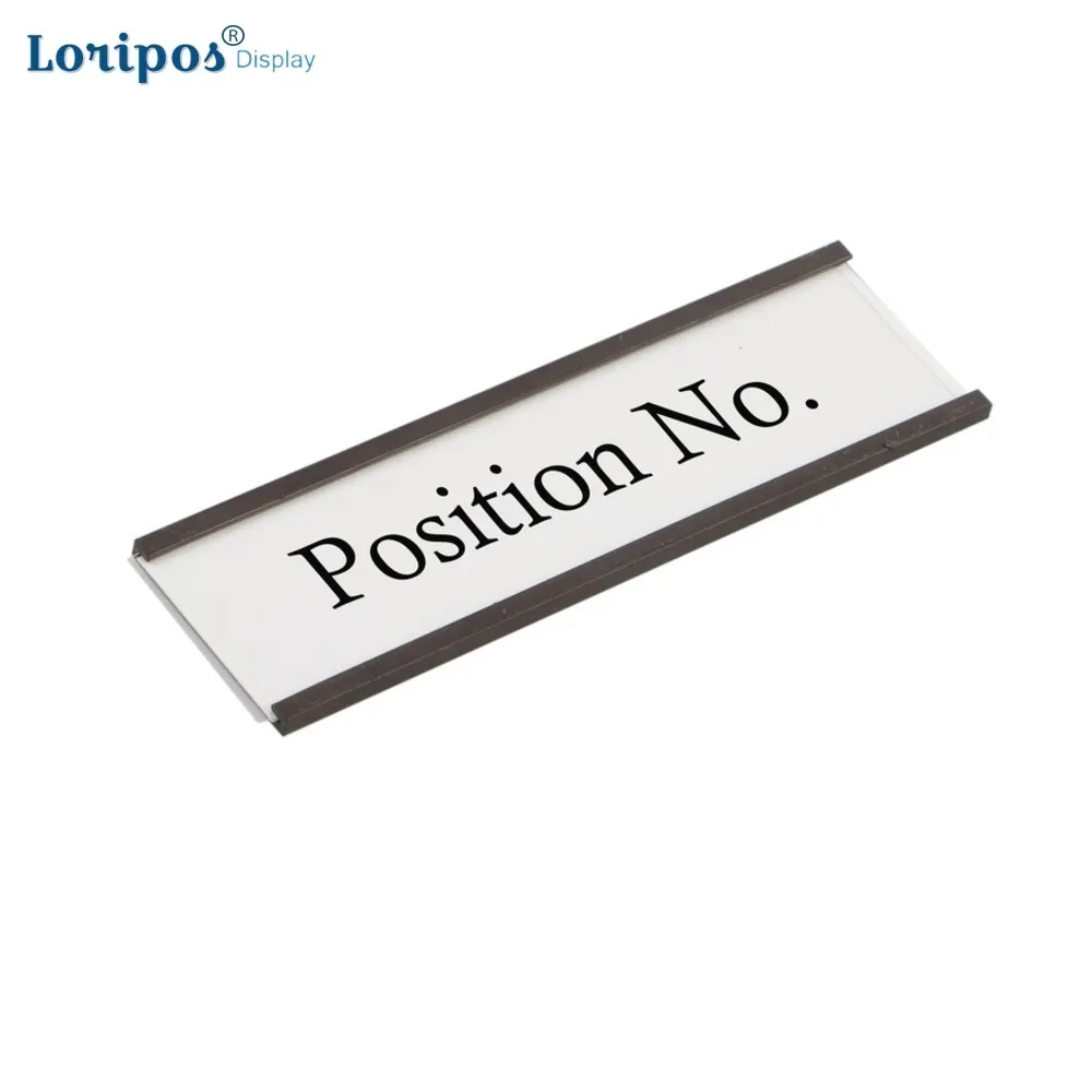c Profile Magnetic Sign Holder Strip with Pvc Paper Rubber Magnet Flexible Magnets Shelf Label Length 100mm