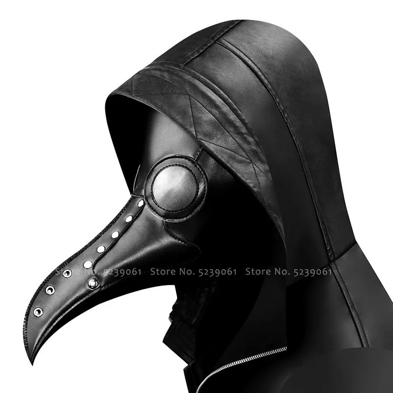 Halloween Masquerade Crow Clown Diabeł Horror Maski Gothic Steampunk Plaga Doktor Schnabel Party Przerażające kostiumy cosplay T200703