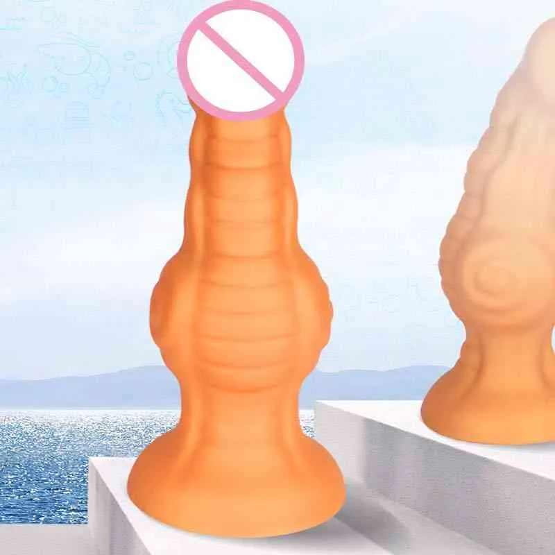 Nuovo arrivo ENORME DILDO ANAL Plug Sex Toys i masturbatori femminili Big Butt dilatatore Faloimetore Donne Dildos8480787