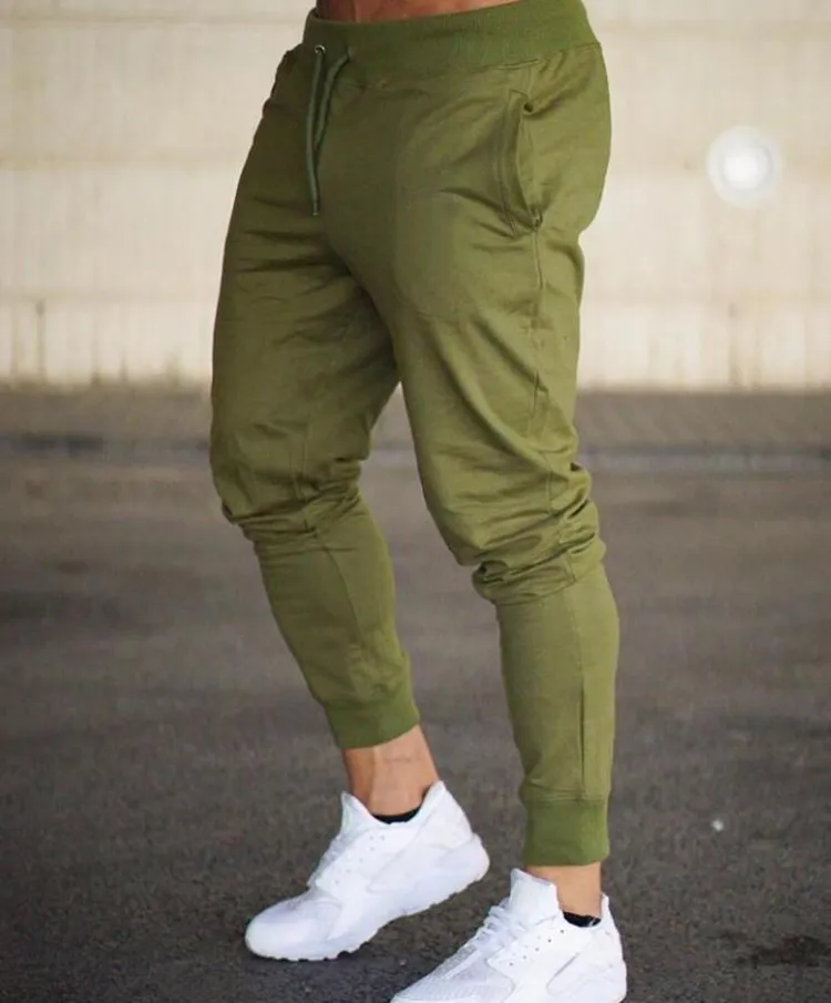 Jogging Pants Men Sport Sweatpants Running Pants Pants Men Joggers Cotton Trackpants Slim Fit Bodybuilding Trouser Trouse