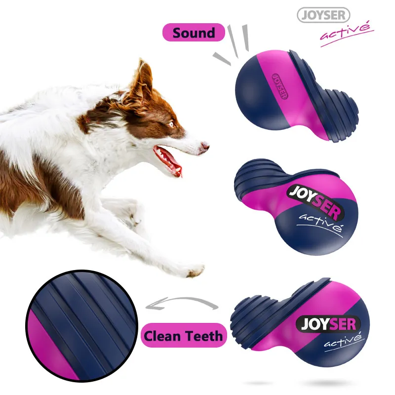 Жевать мяч игрушки для собак Интерактивные игрушки для небольших больших собак укуса укуса молярная очистка зубов со шпульцом прочная подготовка 210312