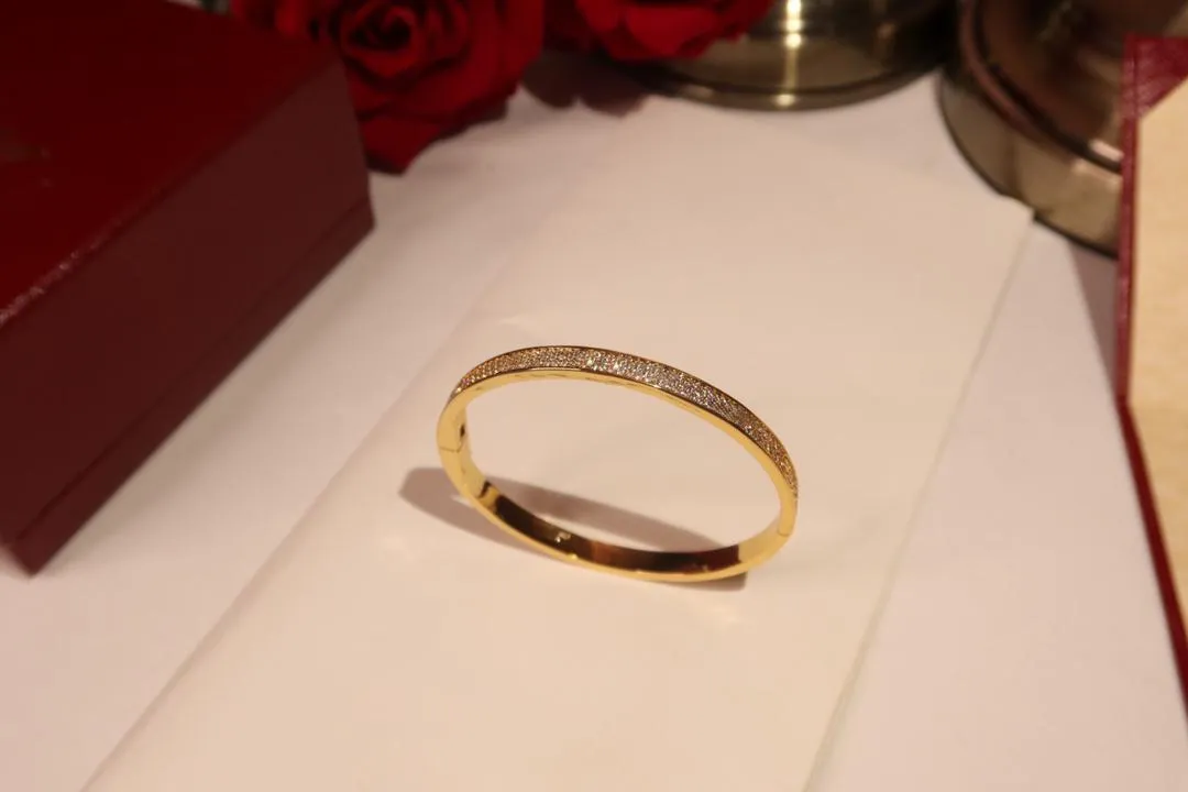 Designer manschett armband för par för par vintage stil bankettparti bröllop smycken engagemang gåva 2022260J