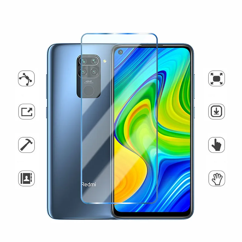 Стекло для Redmi Note 10 Pro Cover Screen Protector для Redmi Note 9 8 Pro Lens стекло 2-в-1 для Xiaomi Redmi Note 10