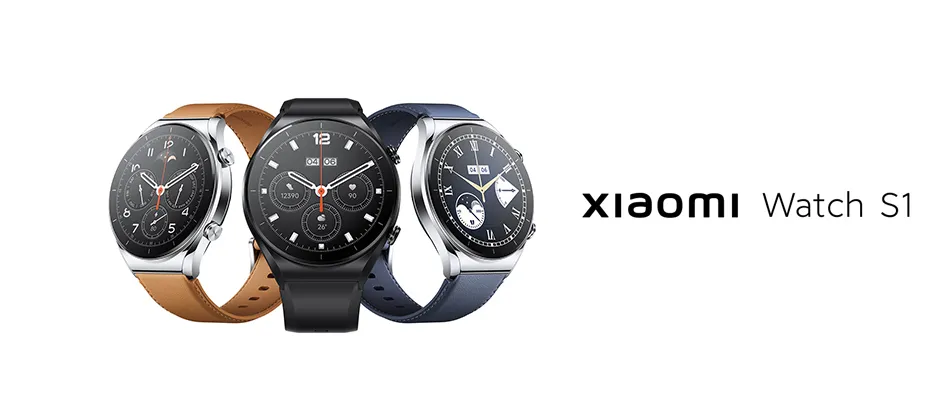 Xiaomi mi watch s1 smartwatch 1.43 polegada exibição amoled 12 dias vidas da bateria GPS 5ATM relógio de pulso à prova d'água