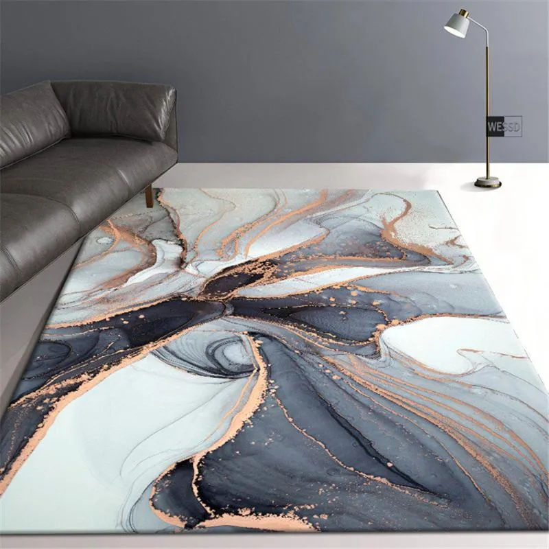 Dywany szary czarny chiński w stylu dywanów salon malarstwo abstrakcyjna sypialnia sofa nocna mata podłogowa kuchnia 3389