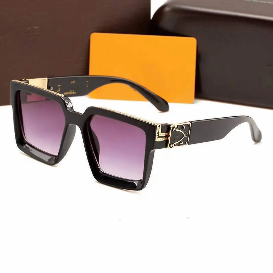 2021 الموضة الكلاسيكية العلامة التجارية الرجال والنساء في الهواء الطلق UV UV400 نظارة شمسية تقود نظارات الاستقطاب مربع هدايا العلامة التجارية 2550U