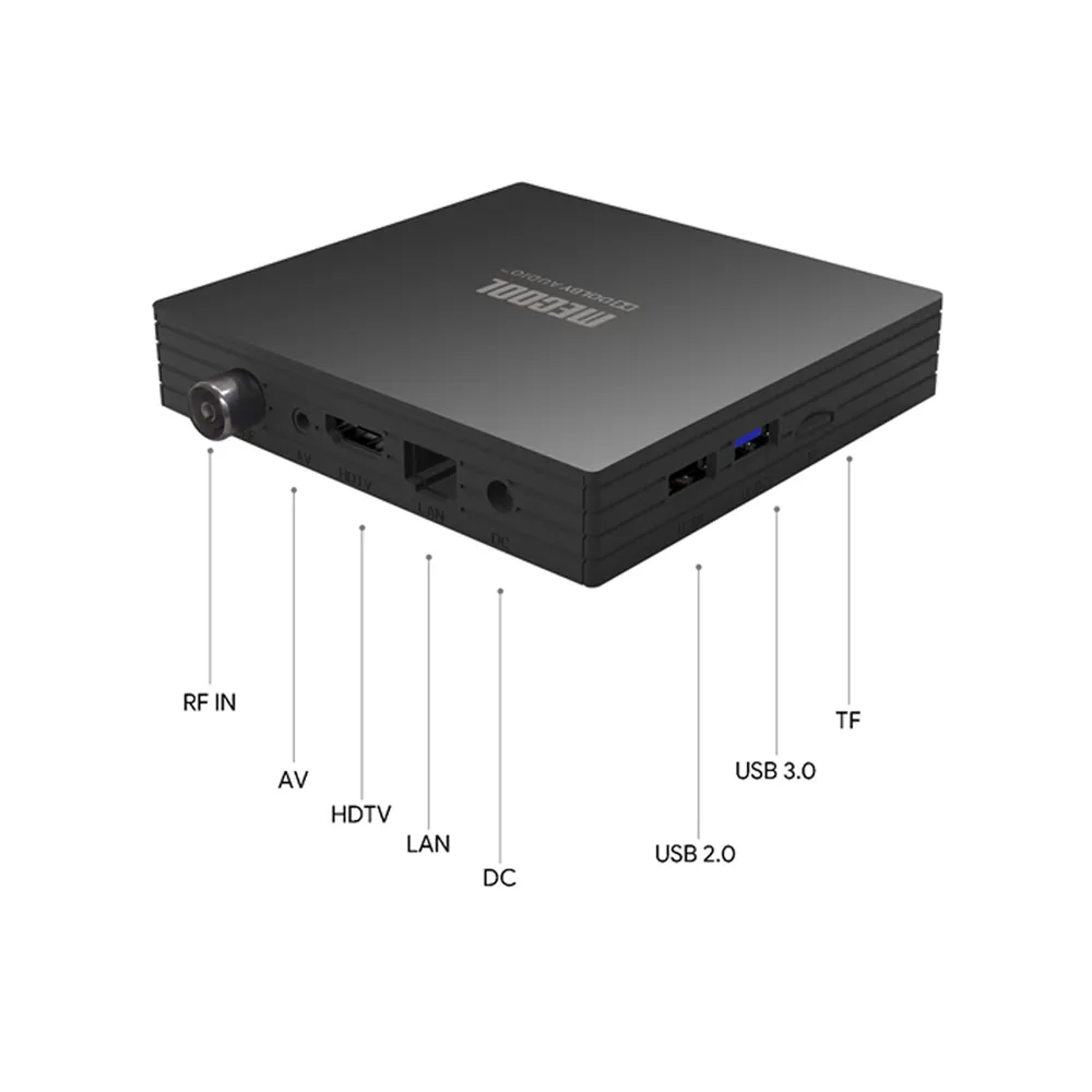 MECOOL KT1 TV BOX Android 10 Google DVB-T/T2 AMLOGIC S905X4 AV1 4K 2T2R WIFI BT Media Player