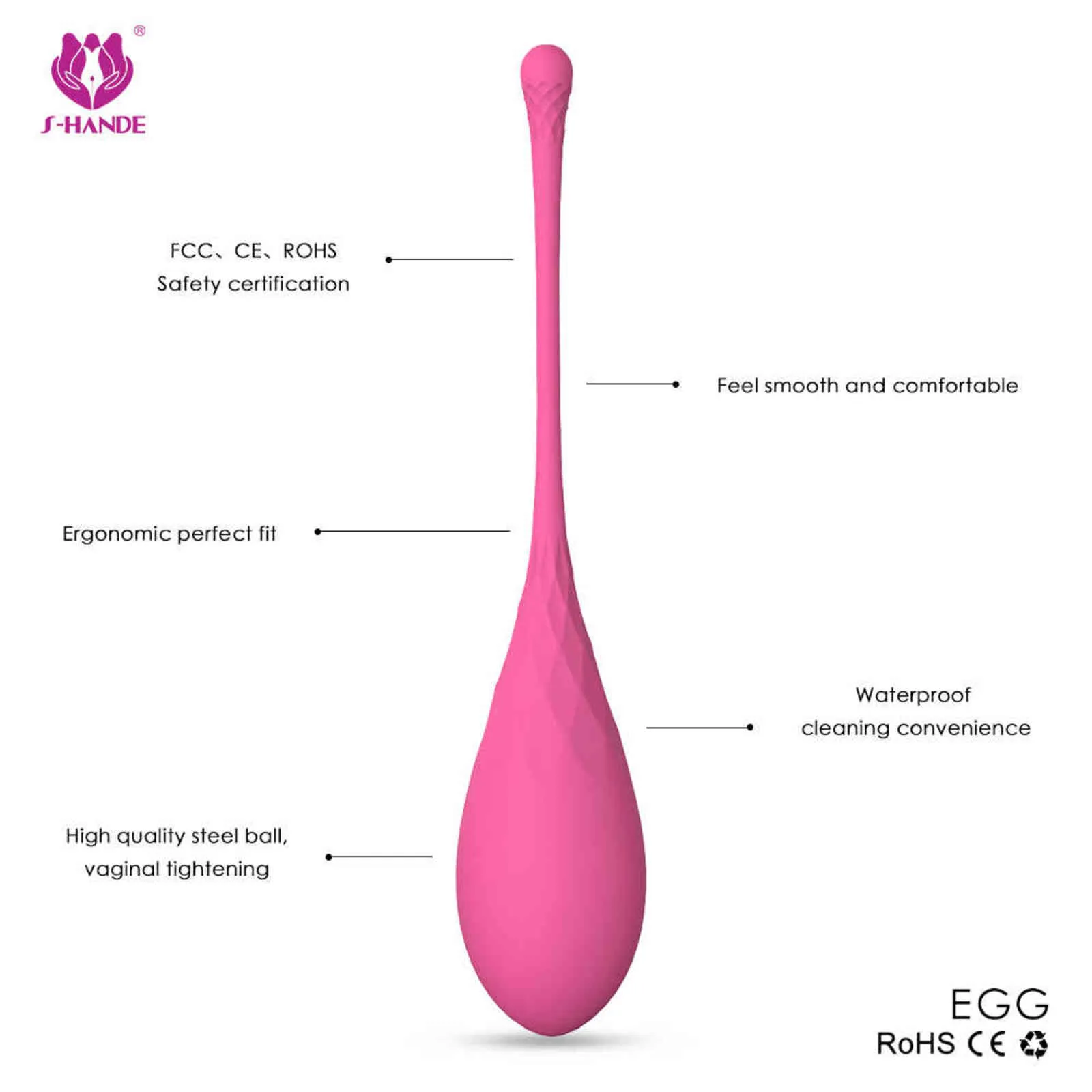 NXY oeufs 6 pièces/ensemble jouets sexuels pour femmes boules de Kegel vaginales chinoises pour rétrécir le vagin boule de Geisha serrer la Machine d'exercice 1124