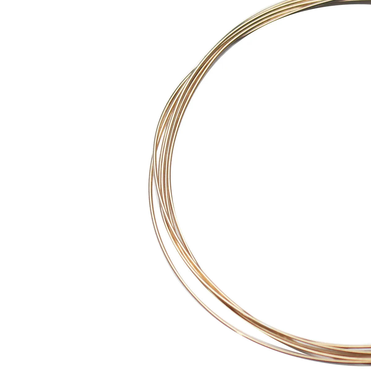 Filo gioielli rotondo calibro 16-28, bobina semirigida che avvolge filo perline in argento sterling massiccio 925 venduto da M 3 28 piedi M realizzare B307d