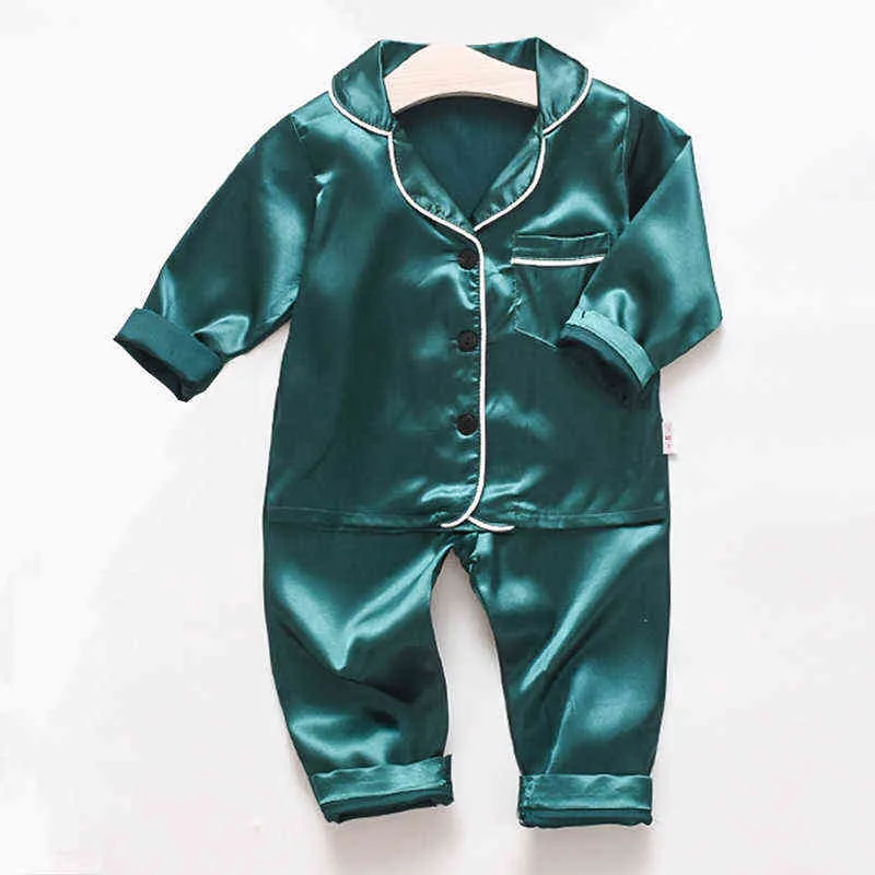 LZH Autunno Abbigliamento bambini Bambino Ragazzi Pigiama Set 2 pezzi Vestito Estate Abbigliamento bambini ragazze Casual Homewear 211130